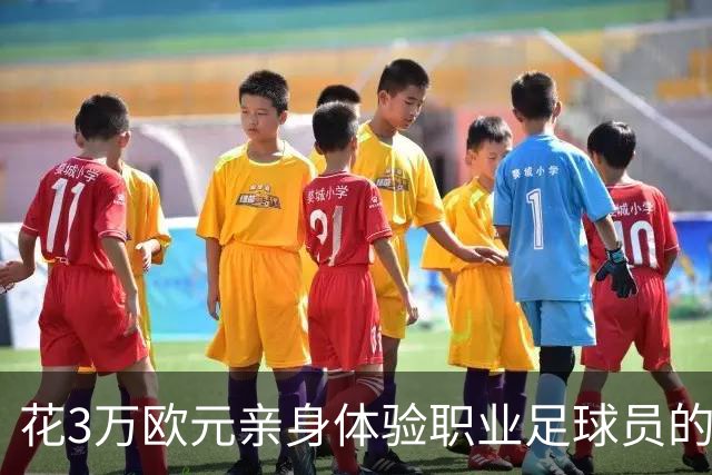 花3万欧元亲身体验职业足球员的生活